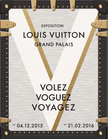 LOUIS VUITTON Exhibition Volez Voguez Voyagez Tokyo Kioicho 2016 Poster